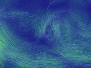 invest 92 wind flow