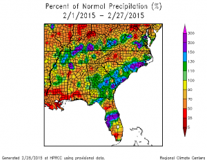 feb 2015 prelim precip hprcc