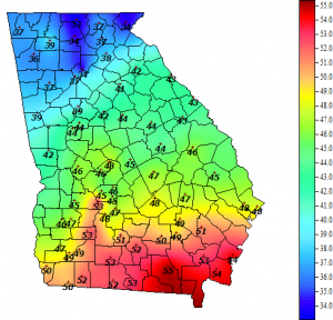 Source: Georgia Environmental Monitoring Network