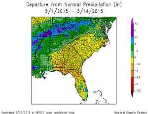 march 2015 precip to date