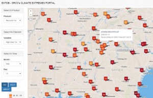 srcc climate extremes portal