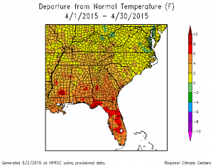 temp dep apr 2015