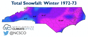 nc snowfall_1972-73