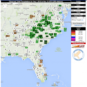 sercc fall precip rankings 2015