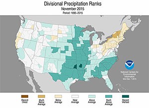 nov precip ranking 2015