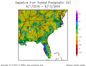 jun 16 month to date precip dep