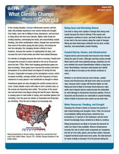 epa factsheet on climate change screenshot