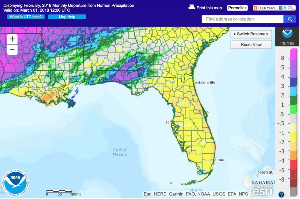 Florida climate summary shows warmest February on record is likely