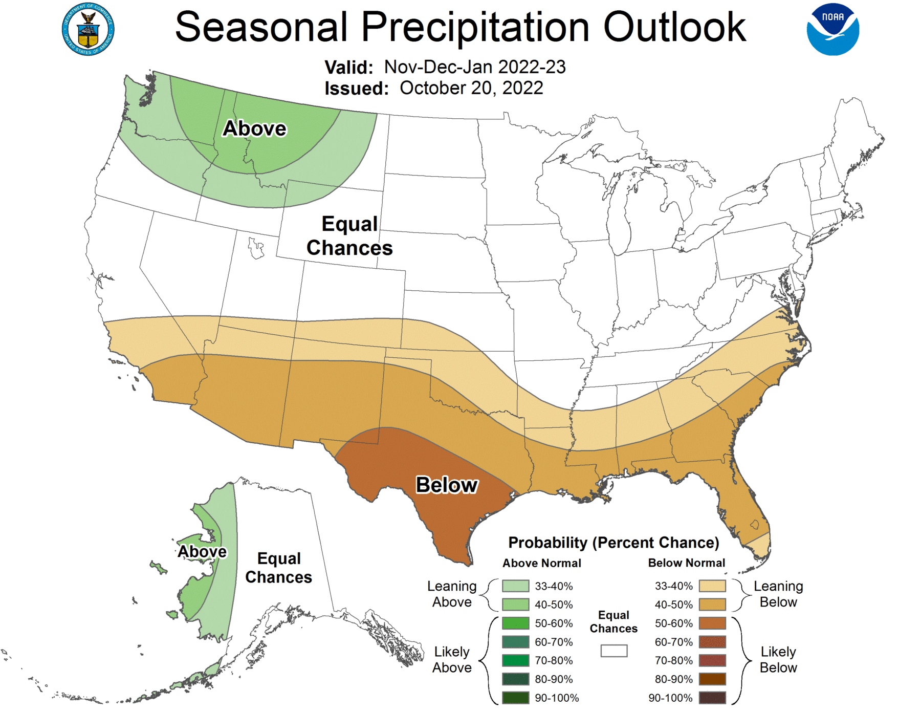 NOAA Issues Their Winter Forecast For 2022 23 Climate And Agriculture 