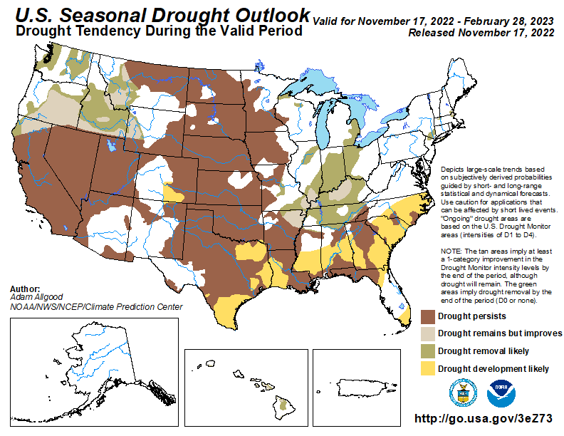 Winter And Spring Outlook For 2022 2023 Climate And Agriculture In The Southeast