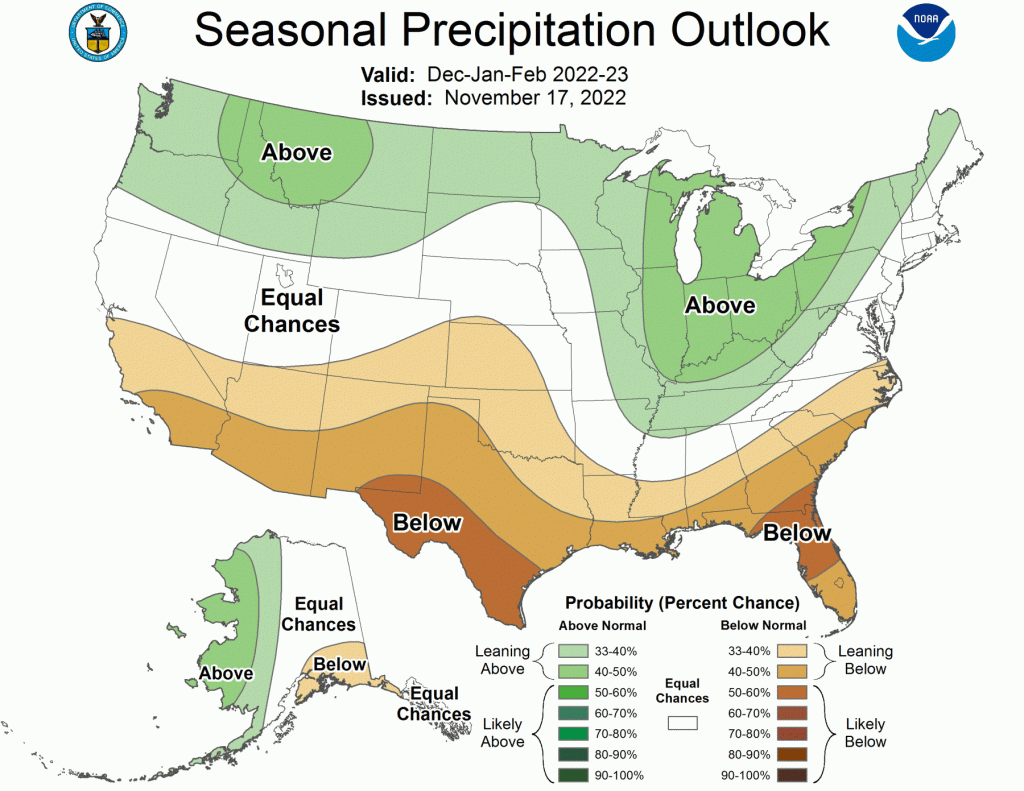 Winter and spring outlook for 20222023 Climate and Agriculture in