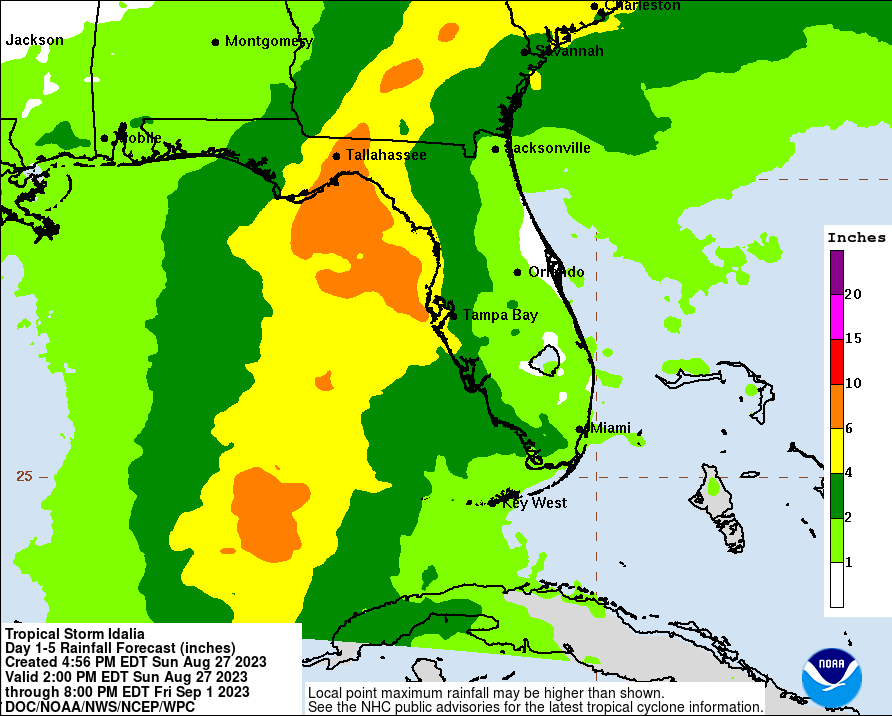 Idalia is a growing threat to NW Florida and SE Georgia | Climate and ...