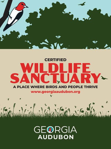 Georgia Audubon Certified Wildlife Sanctuary logo