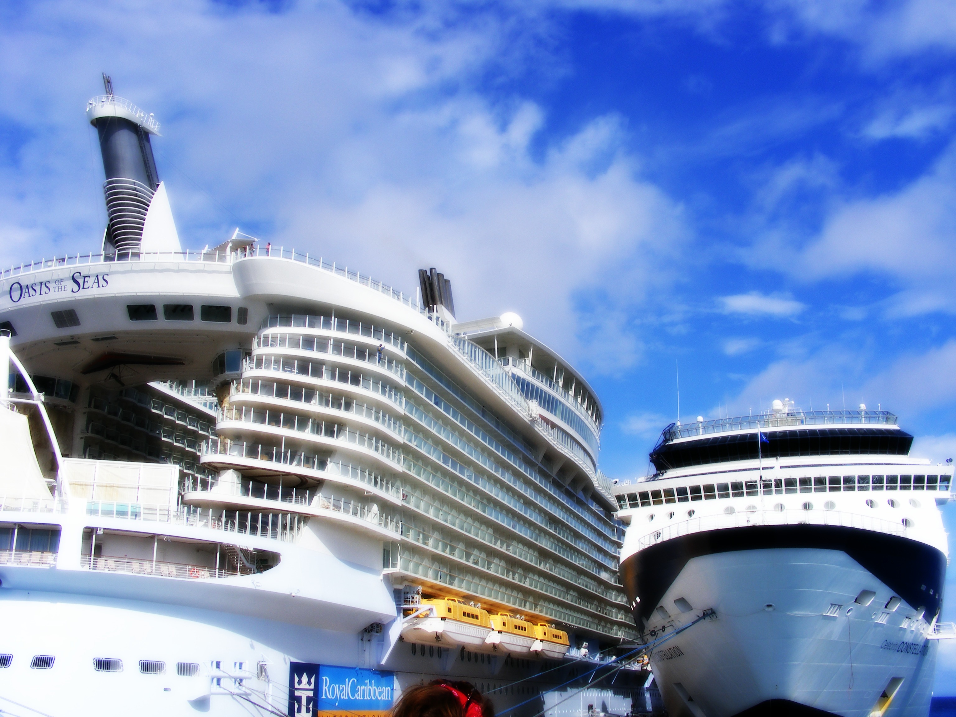 Some cruise ships can carry over 5,000 passengers. 