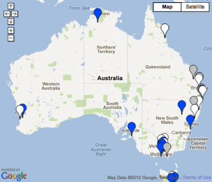Map of Australia