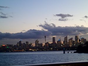 Sydney at dusk