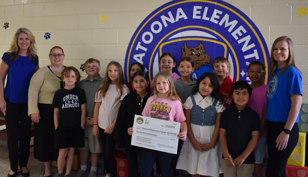 3rd place winner Elementary division Allatoona Elementary School 12 students, 2 principals, 1 teacher 