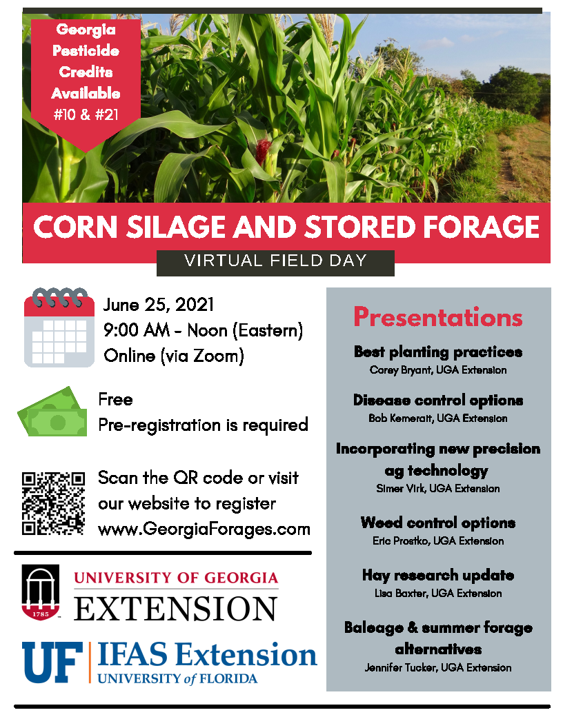 Corn Silage and Stored Forage Virtual Field Day June 25, 2021