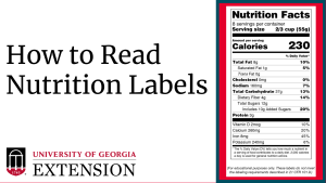 How to Read Nutrition Labels