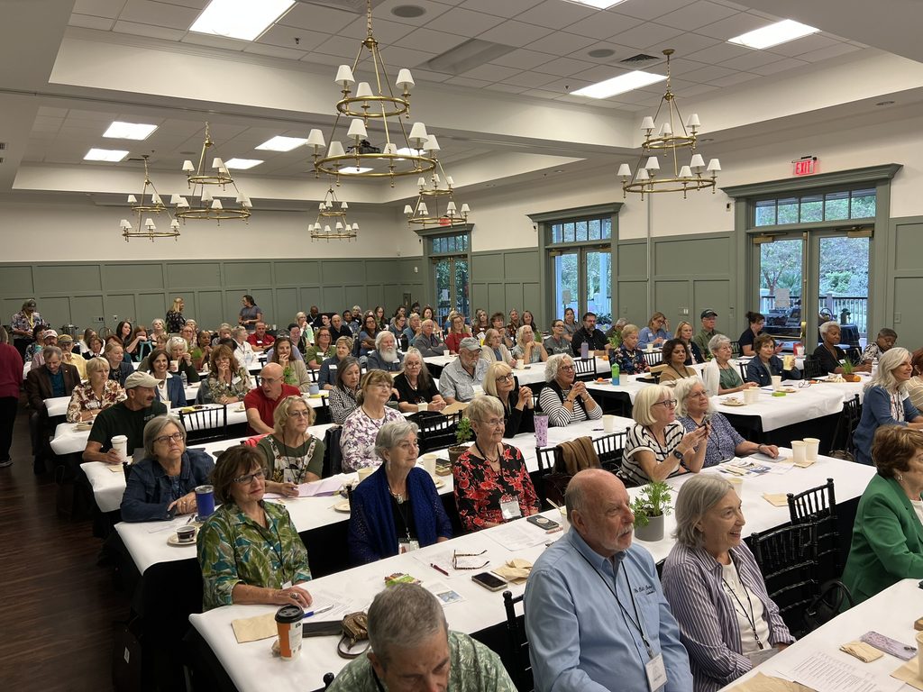 Master Gardeners gathered for education sessions.