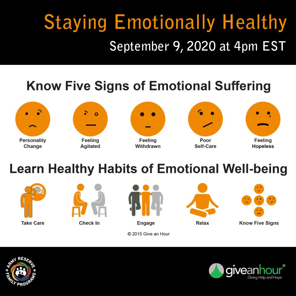 Staying Emotionally Healthy Extension 4 H Military Outreach Programs