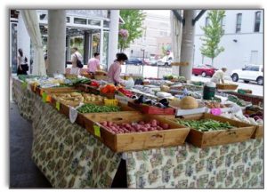 Vegetables displayed at Market-Small Fruit and Vegetable production