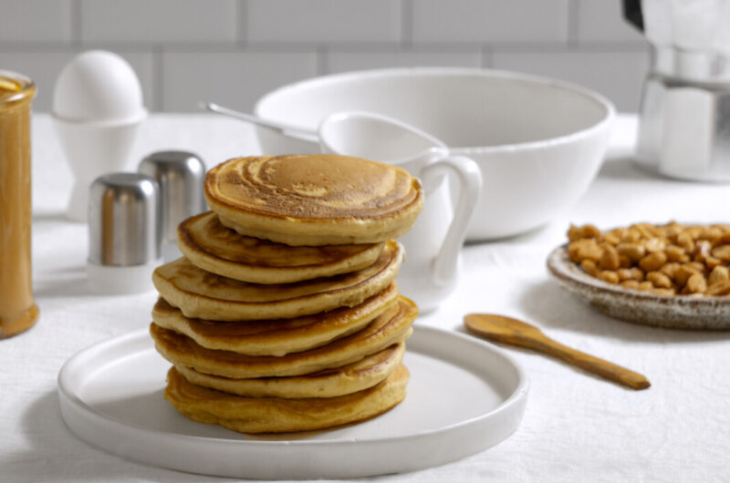 Peanut Butter Baby Pancakes